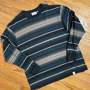 Carhartt WIP Tuscon long sleeve striped shirt LARGE